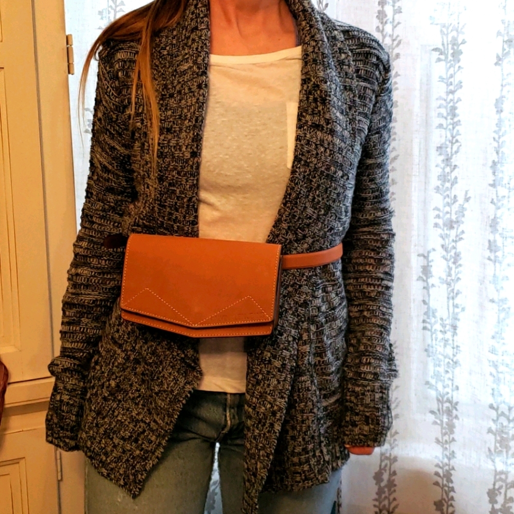Fresh Marled World Traveler's Knit Cardigan